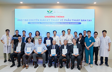 Chương trình đào tạo chuyển giao kỹ thuật về phẫu thuật bàn tay cho các bác sĩ Việt Nam từ đoàn chuyên gia Bỉ, Pháp và game bài đổi thưởng uy tin
