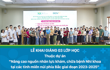 Khai giảng các lớp đào tạo thuộc dự án “Nâng cao năng lực nguồn nhân lực khám chữa bệnh Nhi khoa các tỉnh miền núi phía Bắc” tại game bài đổi thưởng uy tin
