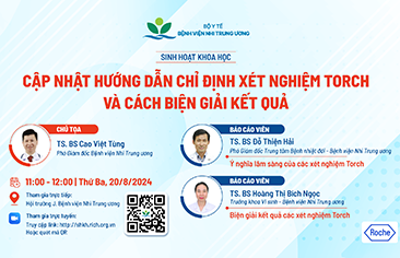 [VIDEO] Sinh hoạt khoa học: Cập nhật hướng dẫn chỉ định xét nghiệm TORCH và cách biện giải kết quả