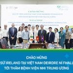 Buổi làm việc với Đại sứ Ireland tại Việt Nam cùng đoàn chuyên gia của tổ chức FHI360, Alive & Thrive và Bệnh viện Hữu nghị Nhi Lào đạt nhiều kết quả tốt đẹp